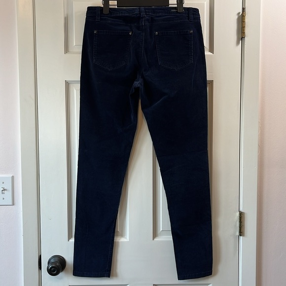 LC Lauren Conrad Navy Corduroy Skinny Pants - Size 10 - Picture 5 of 6